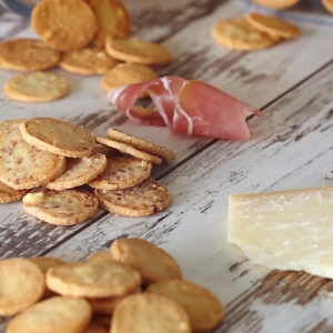 Sablés au parmesan et au romarin