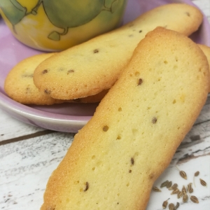 Langues de chat aux graines d'anis vert